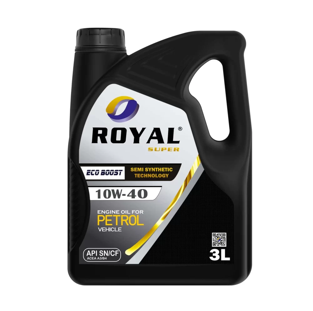 Royal Super Lubricants Engine Oil 10W-40 API SN/CF for Petrol Vehicle 3 Liter