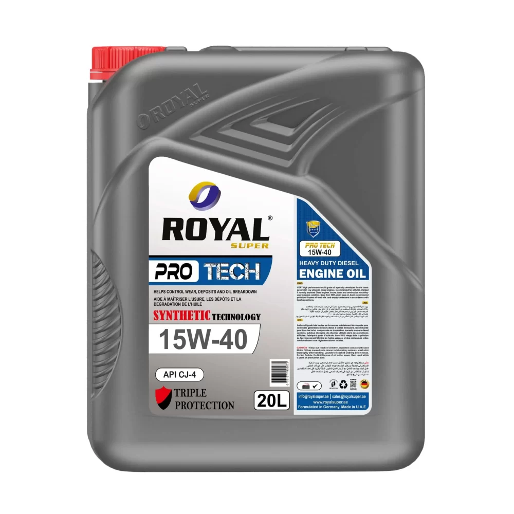 Royal Super Lubricants engine oil 15W-40 API CJ4 for Diesel Vehicle 20 Liter