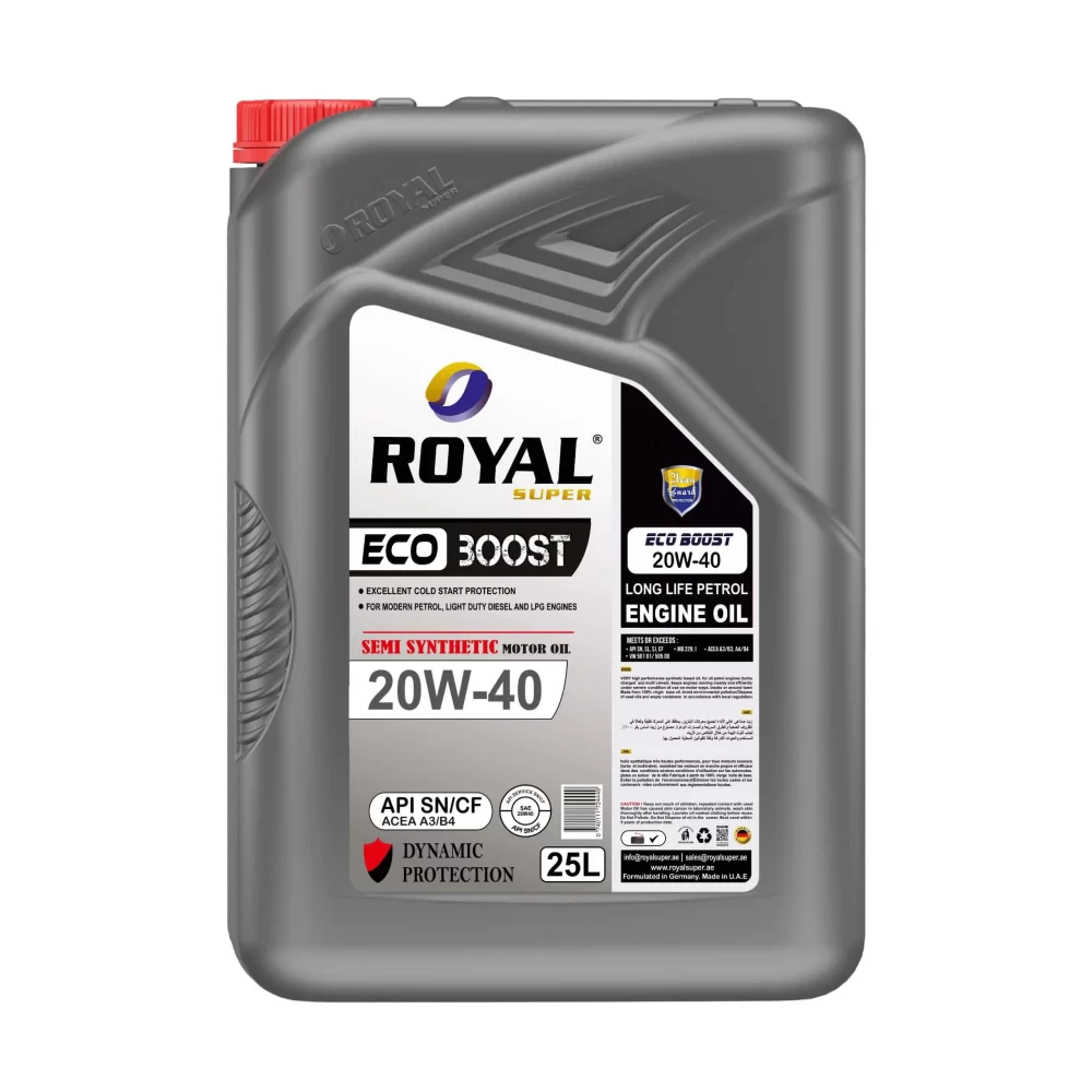 Royal Super Gasoline Engine Oil 20W-40 API SN/CF 25 Liter