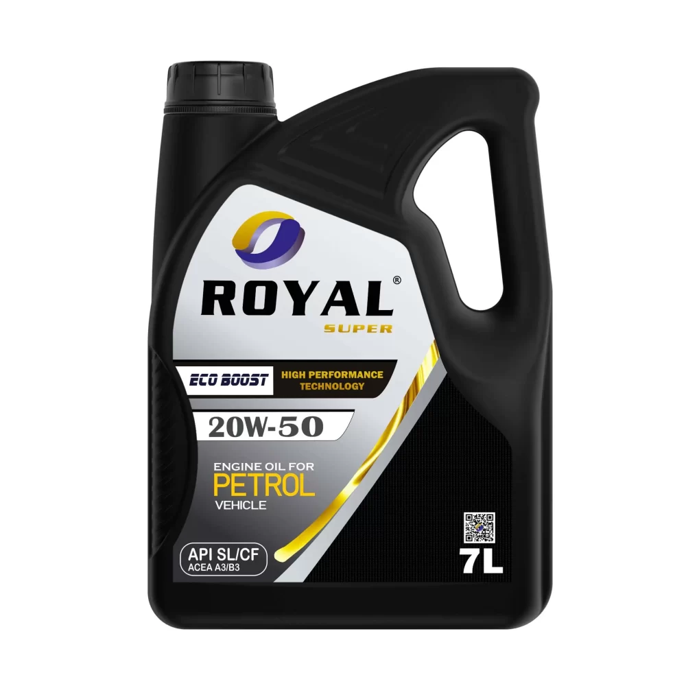 Royal Super Lubricants engine oil 20W-50 API SL/CF for Petrol Vehicle 7 Liter