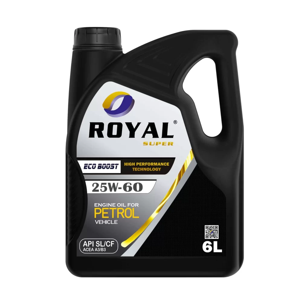 Royal Super Lubricants engine oil 25W-60 API SL/CF for Petrol Vehicle 6 Liter