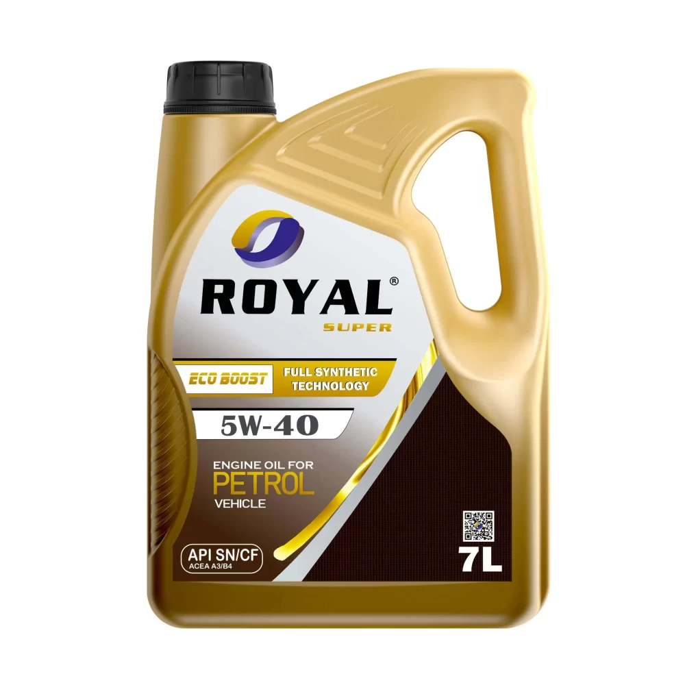 Royal Super Lubricants Engine Oil 5W-40 API SN/CF for Petrol Vehicle 7 Liter