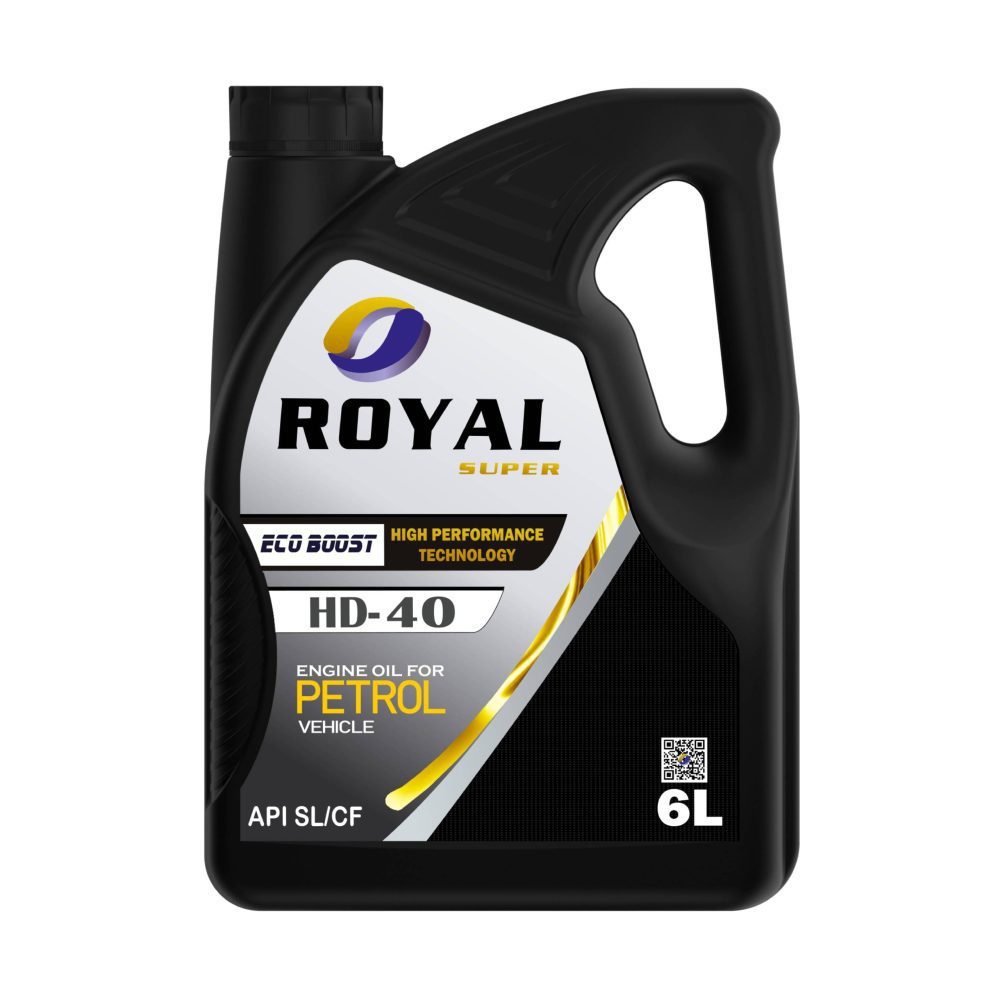 Royal Super Lubricants engine oil HD 40 API SL/CF for Petrol Vehicle 6 Liter