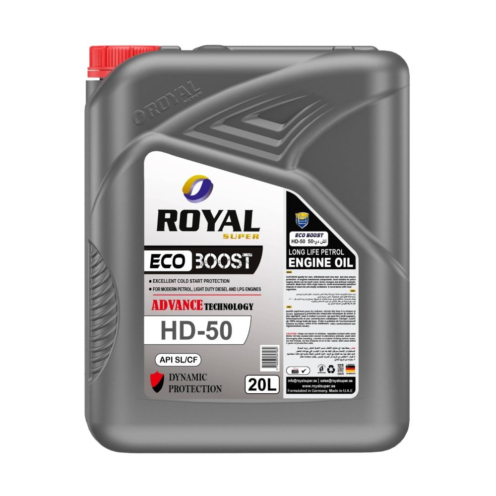 Royal Super Lubricants engine oil HD 50 API SL/CF for Petrol Vehicle 20 Liter