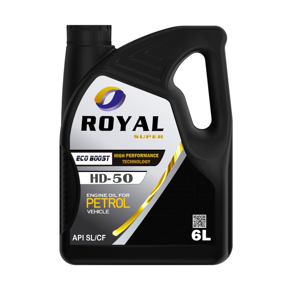 Royal Super Lubricants engine oil HD 50 API SL/CF for Petrol Vehicle 6 Liter