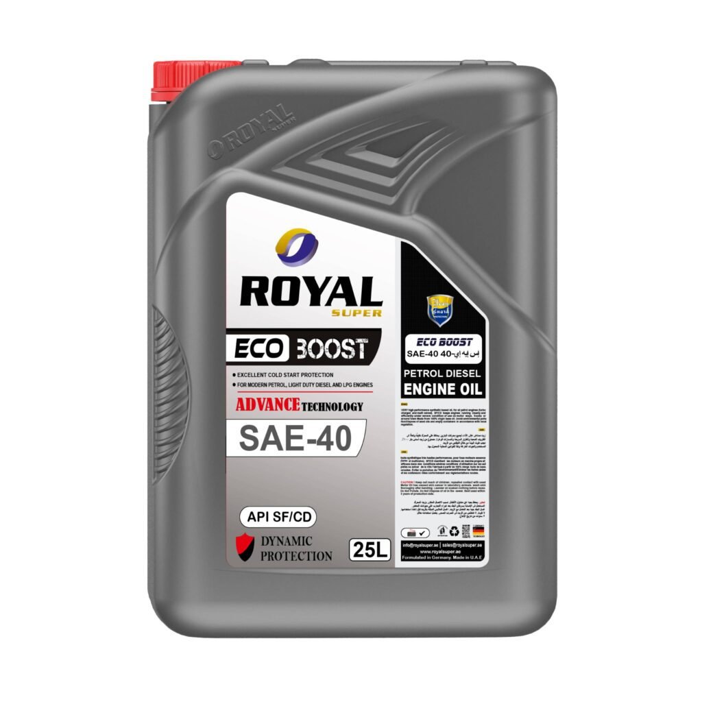 Royal Super Petrol & Diesel Engine Oil SAE 40 API SF/CD 25 Liter ...